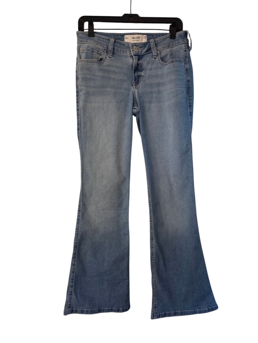 Hollister Y2K 90's Low Rise Boot Cut Denim Jeans Size 6 (W28) S